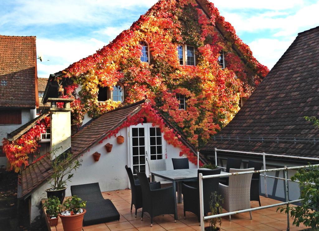 Guesthouse Les Mignardises Laufen-Uhwiesen Buitenkant foto